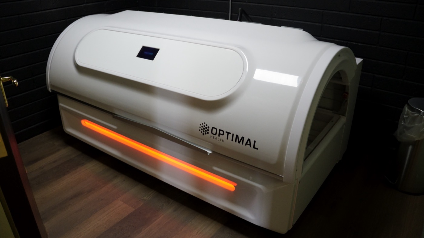 The infrared therapy bed at the Clonmel clinic